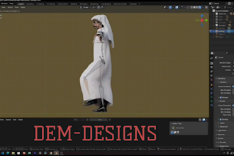 3d character model stylized 3d avatar for animation model for games