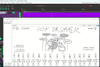 write and program professional drum tracks for your project