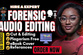 do professional forensic audio analysis, audio enhancement, or noise removal