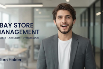 be your ebay virtual assistant and store manager