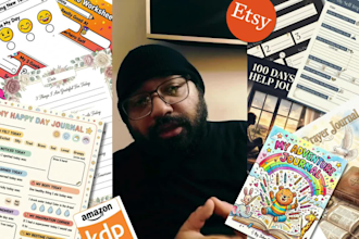 create journals, workbooks and planners for amazon kdp