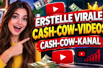 erstelle virale cash cow videos, cash cow kanal