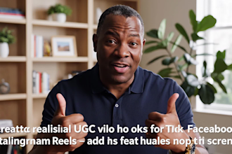 create realistic ai ugc video ads for tiktok, facebook and instagram reels