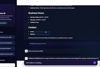 build a custom ai chatbot with rag, langchain and openai