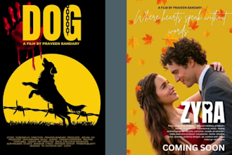 design cinematic movie posters and eye catching social media and brand posters