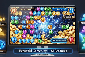 develop puzzle, solitaire, sudoku, mahjong and custom casual games