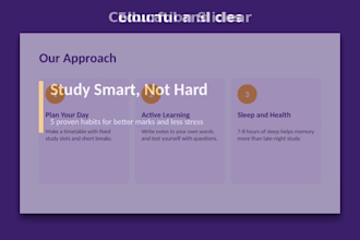 design a professional powerpoint presentation for business or school