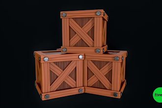 create 3d stylized props for games