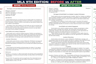 format your research paper in apa 7th or mla 9th style