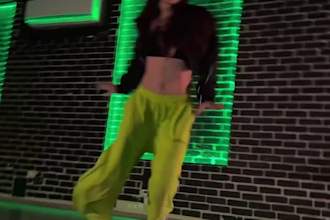 do solo dance reggae dance, twerk tiktok video