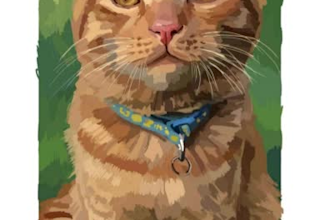 paint a custom digital portrait or pet portrait from your photo