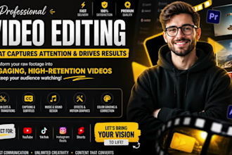 edit engaging youtube, ig, fb videos, reels and shorts with captions