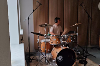 record pro acoustic drums and organic percussion
