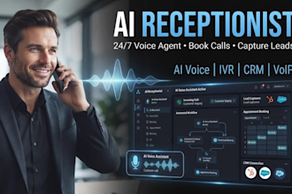 build ai receptionist and voice agent for your business phone system