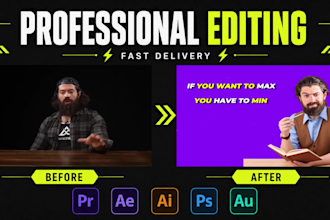 do professional video editing with fast 24 hour delivery