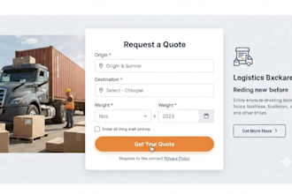 build a trucking dispatch, freight broker, and courier website with tracking