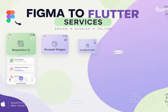 convert figma to flutter with pixel perfect responsive UI
