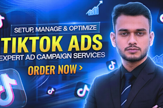 setup and manage tiktok ads campaign as your tiktok ads manager