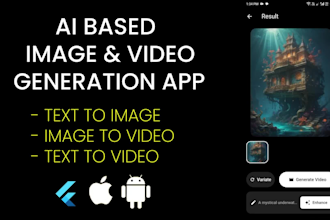 create ai mobile app, chatbot and flutter mobile app