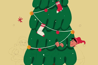 create a unique digital illustration for your project