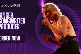 sing, write and produce pop rap, emo rap, rnb songs