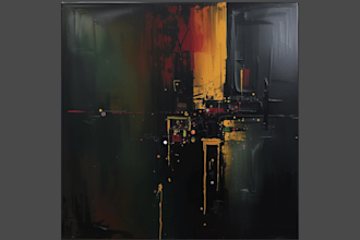create handmade abstract conceptual artwork