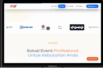 create a professional landing page for your company