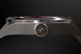 create 3d watch animation wristwatch video ad luxury watch product commercial