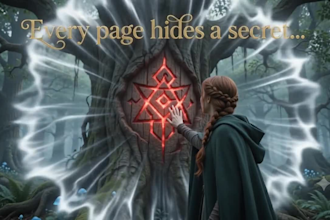 create cinematic ai book trailer, teaser ai thriller novel, promo book video