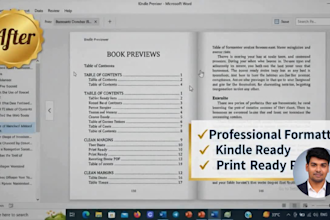 professionally format your book for kindle epub and print
