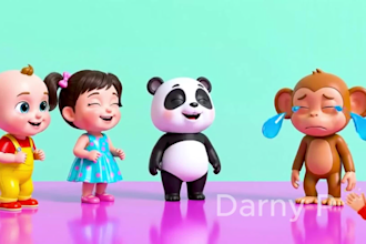 create 3d pixar style ai animation create 3d cocomelon style 3d ai storytelling