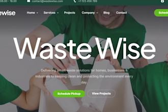 design dumpster rental website junk waste removal website dumpster booking seo