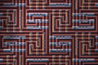 design seamless interweaving geometric patterns