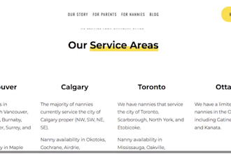 design highly responsive nanny agency website babysitting wordpress website