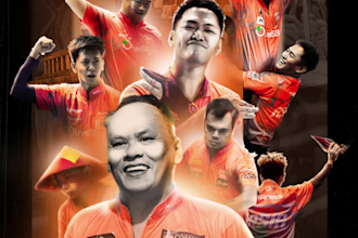 design sport graphic like poster, flyer for stories or feed