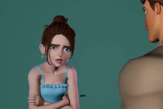 3d character model, 3d game animation, 3d character and glb animation