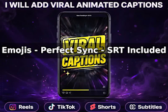 add viral animated captions and subtitles to your videos