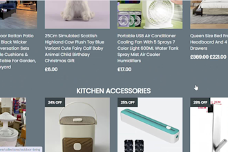 design and develop a home decor shopify website