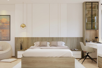 create your master, kids, or small bedroom with 3d rendering