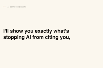 do an ai search visibility audit for chatgpt and google ai