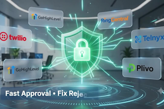 do a2p 10dlc registration on twilio, gohighlevel and ringcentral