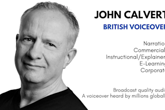provide british voiceover recordings in super fast time