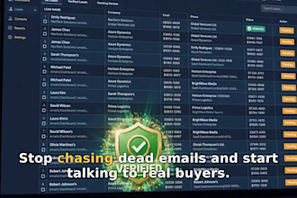 do b2b lead generation with verified email list