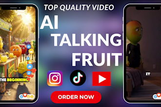viral ai talking fruits videos scolding appliances fruit talking baby tiktok ads