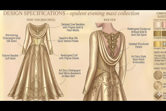 draw ethnic wear illustration pack