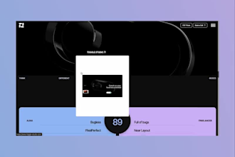 design a freelance portfolio website, personal website