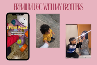 create premium ugc with my brothers