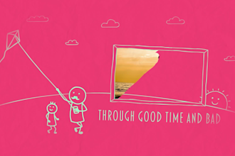create most beautiful fathers day greeting video