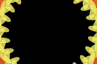 create cute 2d vector animation loops