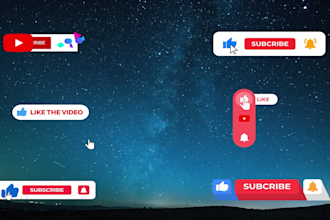 create eye catching youtube subscribe and bell animation